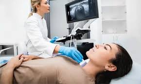 Ultrasound room at Stellar Diagnostic Centre Kharar
